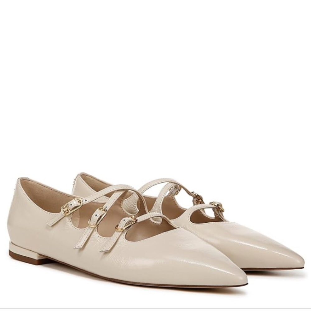 Sam Edelman Cass Women's Flat Shoes Alpine Ivory : 7 M, Leather/Rubber NWT